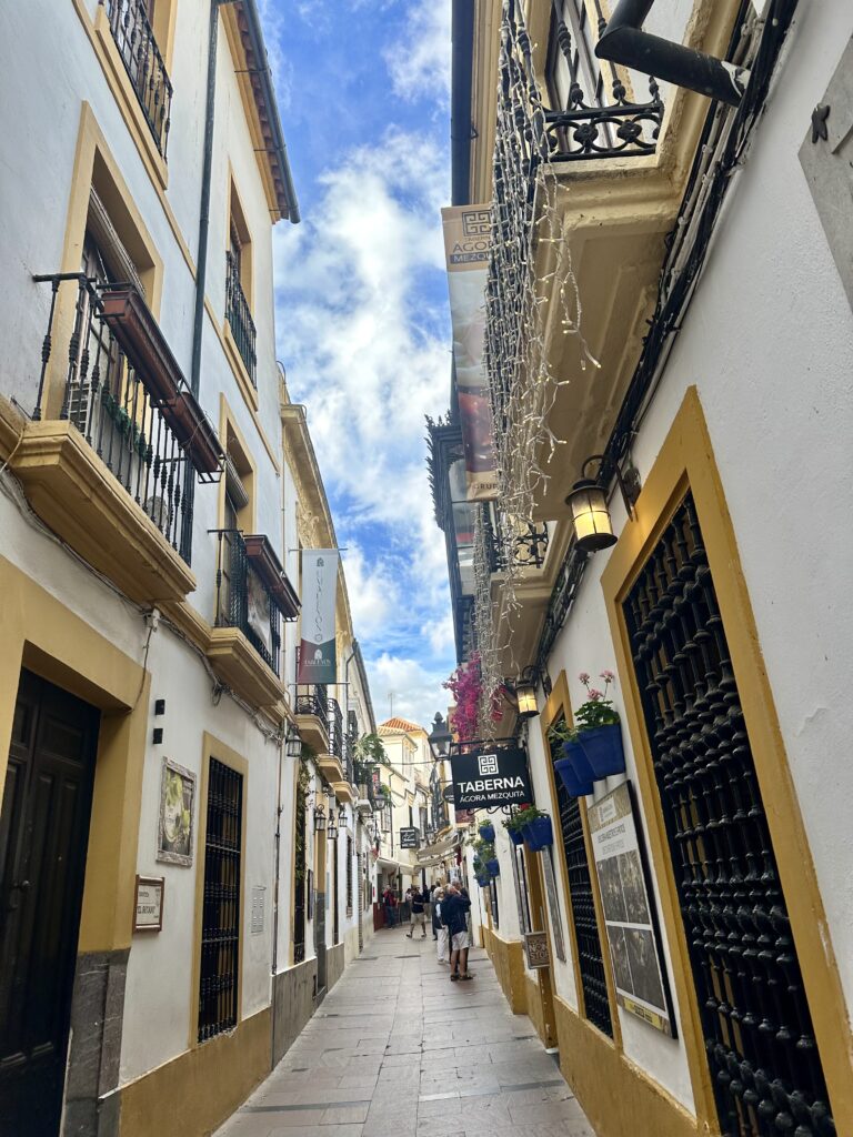 Cordoba's winding narrow streets