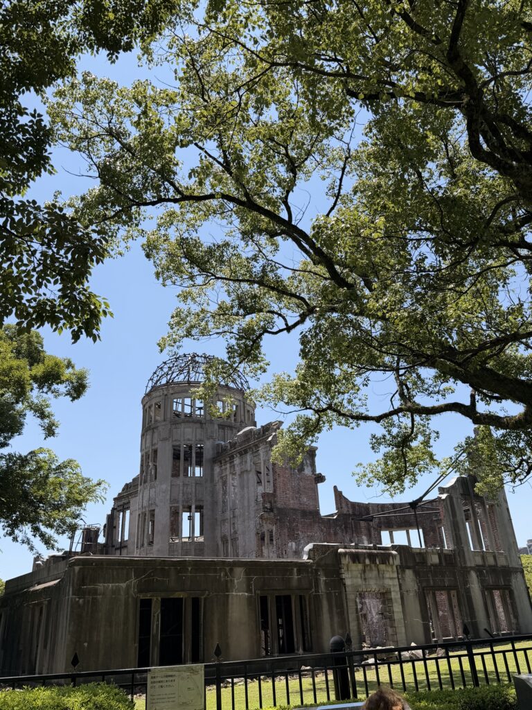 Hiroshima atomic bomb globe