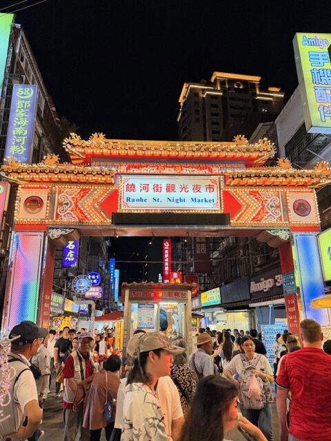 night market sign